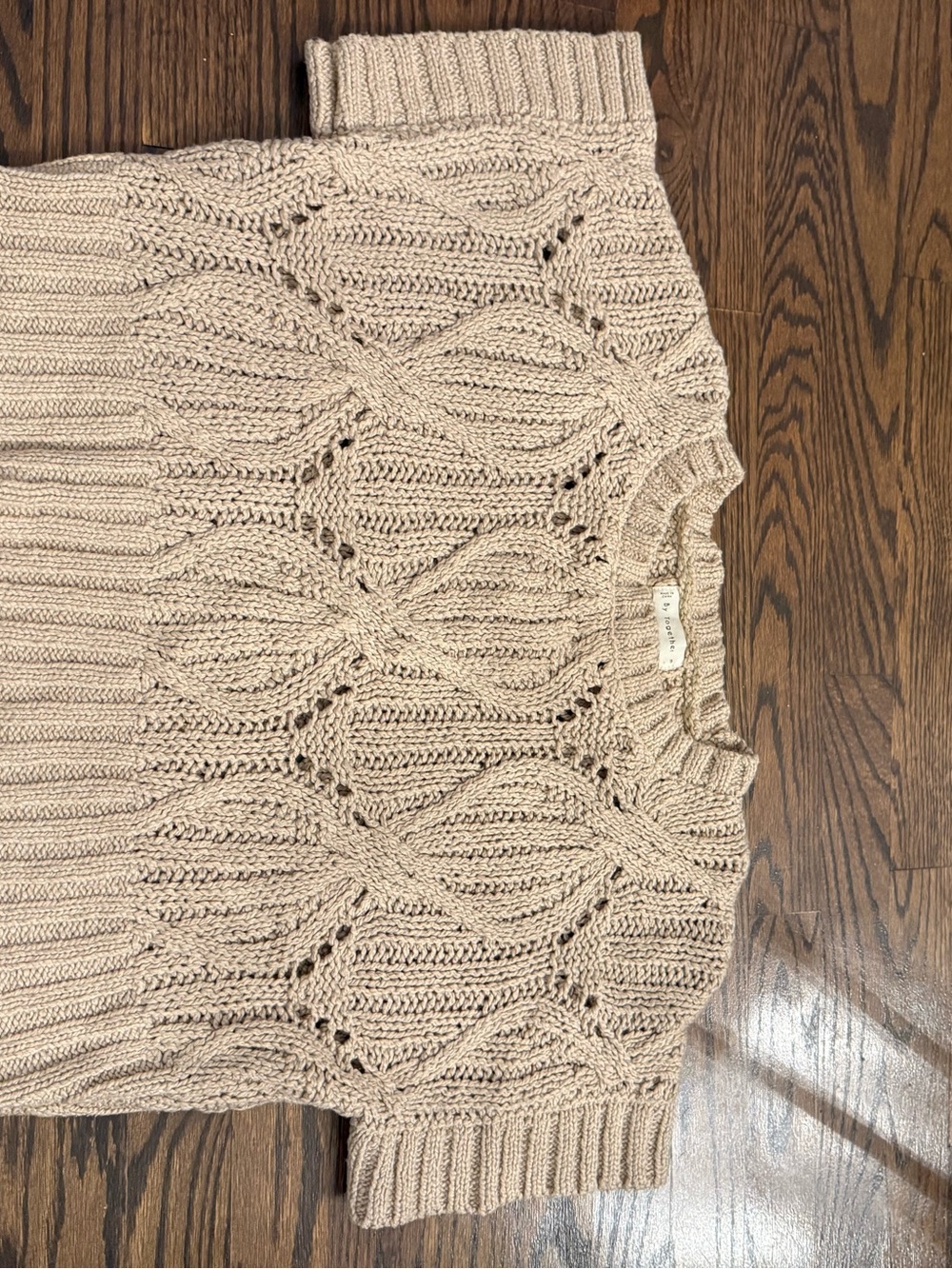 Chic Teddy Bear Brown Knitted Top